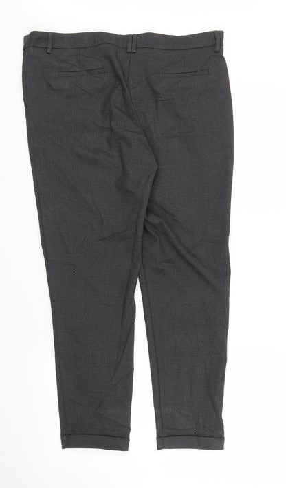 Mens UK Size 34 in Vanhausen Regular Fit Capri Grey Trousers