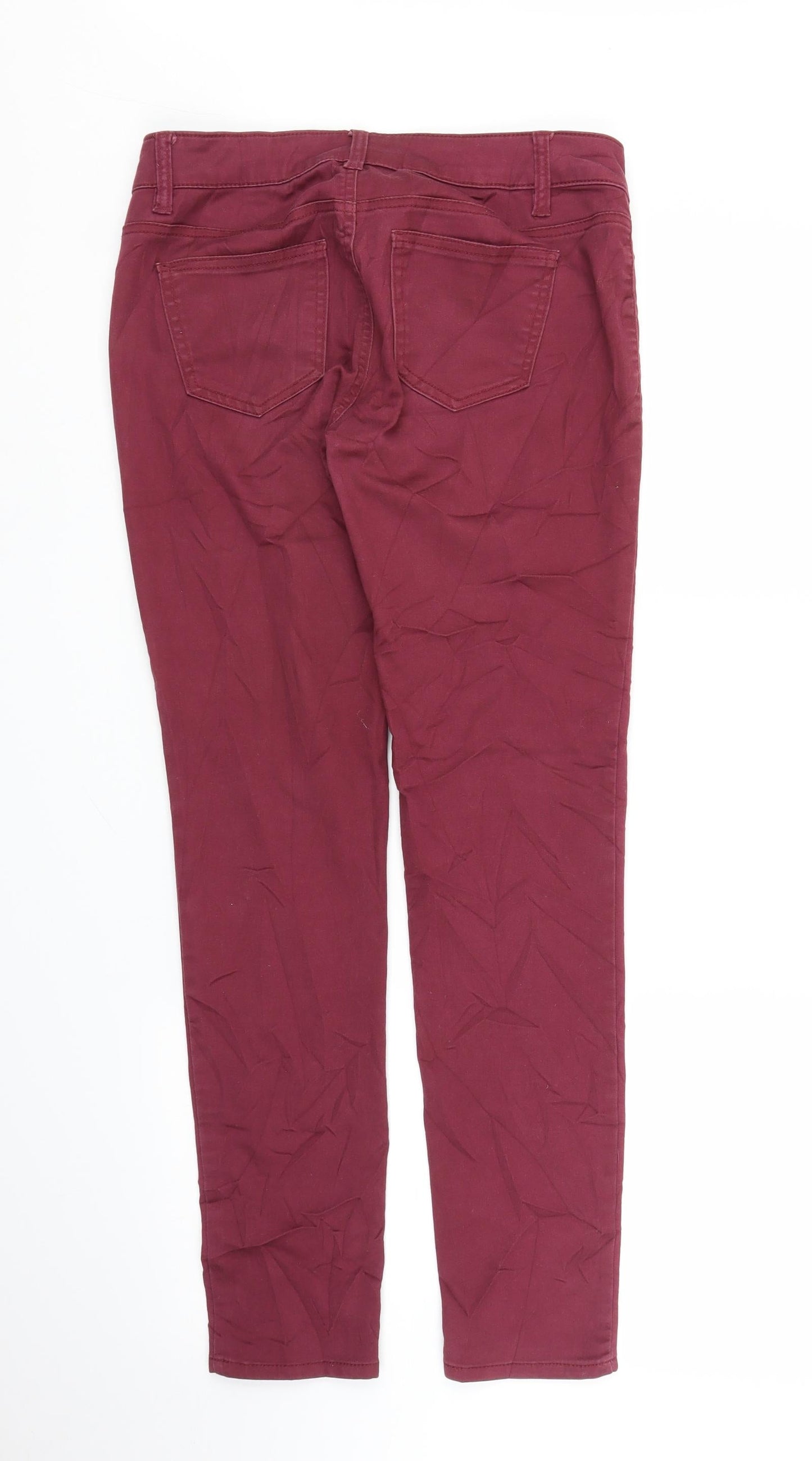 Love Fire Womens Purple   Chino Trousers Size S L26 in