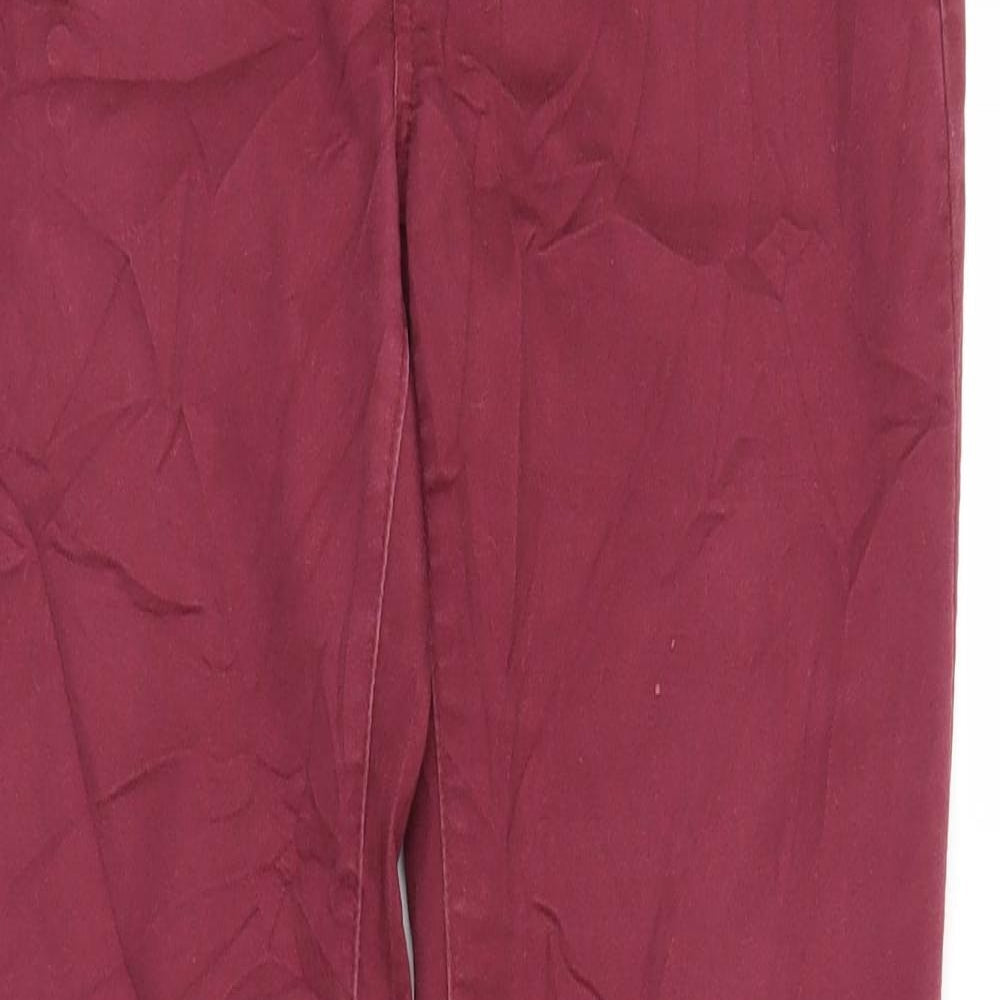 Love Fire Womens Purple   Chino Trousers Size S L26 in