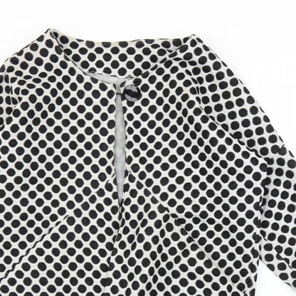 Womens UK Size M Preworn Black Cardigan Jumper