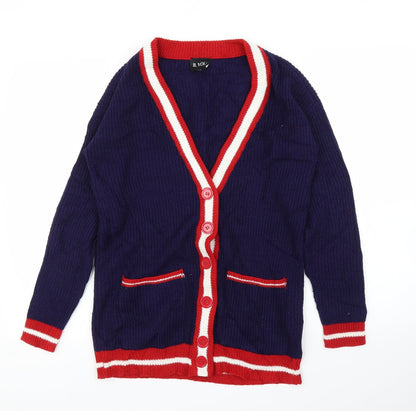 B You Womens Blue   Cardigan Jumper Size 8