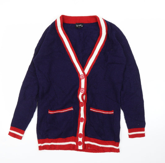 B You Womens Blue   Cardigan Jumper Size 8