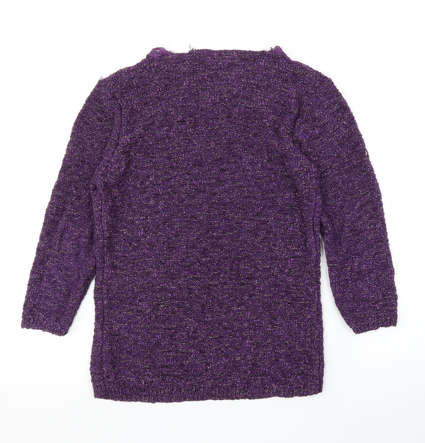 Womens UK Size M BM Purple Pullover Jumper