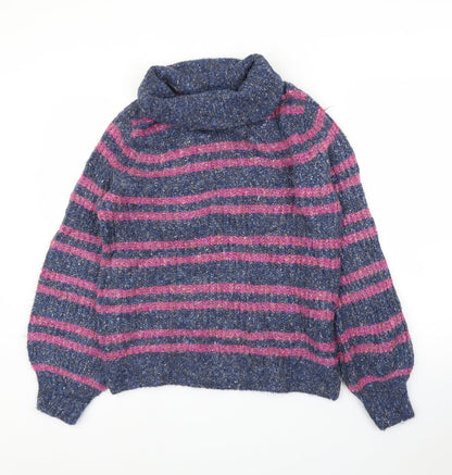 Womens UK Size S Shrinking Violet Purple Pullover Jumper