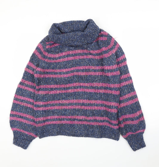 Womens UK Size S Shrinking Violet Purple Pullover Jumper