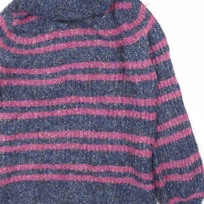 Womens UK Size S Shrinking Violet Purple Pullover Jumper