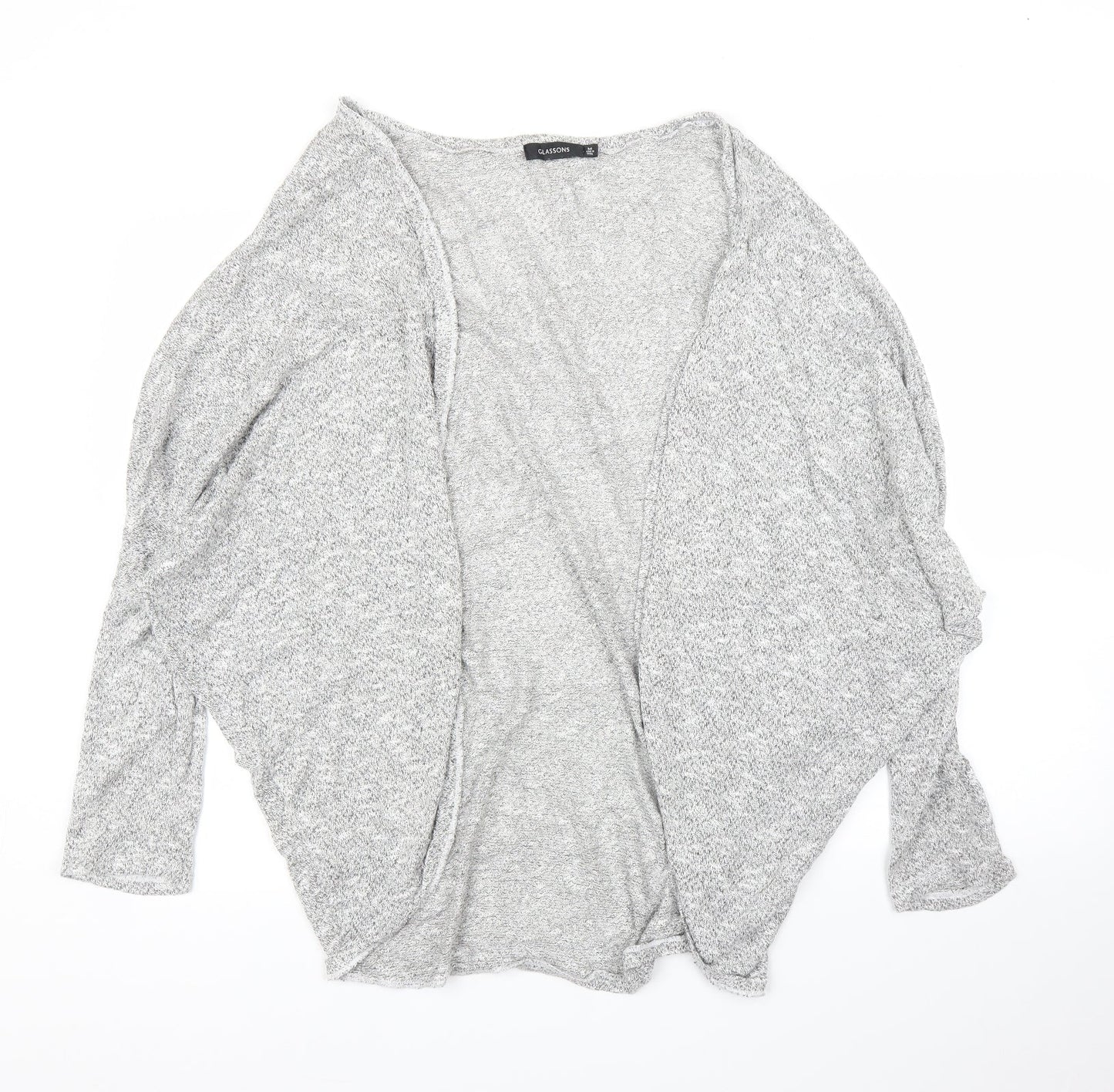 Womens UK Size M Glassons Grey Cardigan Jumper