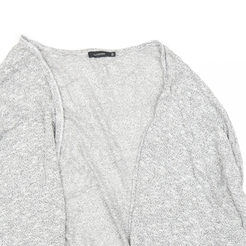 Womens UK Size M Glassons Grey Cardigan Jumper