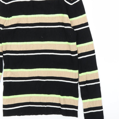 Womens UK Size M H&M Black Pullover Jumper