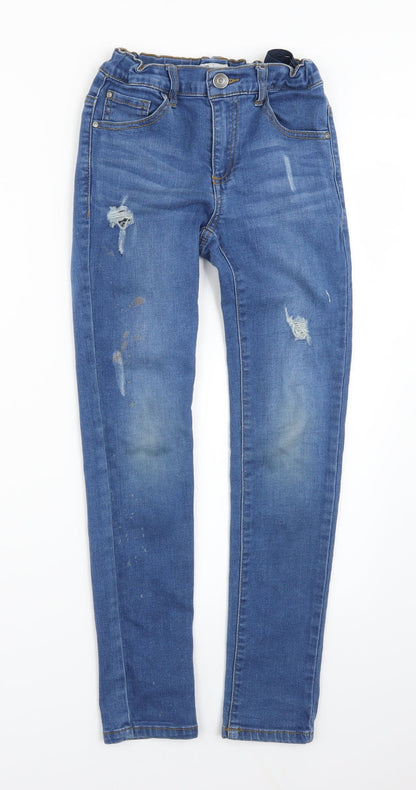 POP Girls Blue  Denim Skinny Jeans Size 10 Years