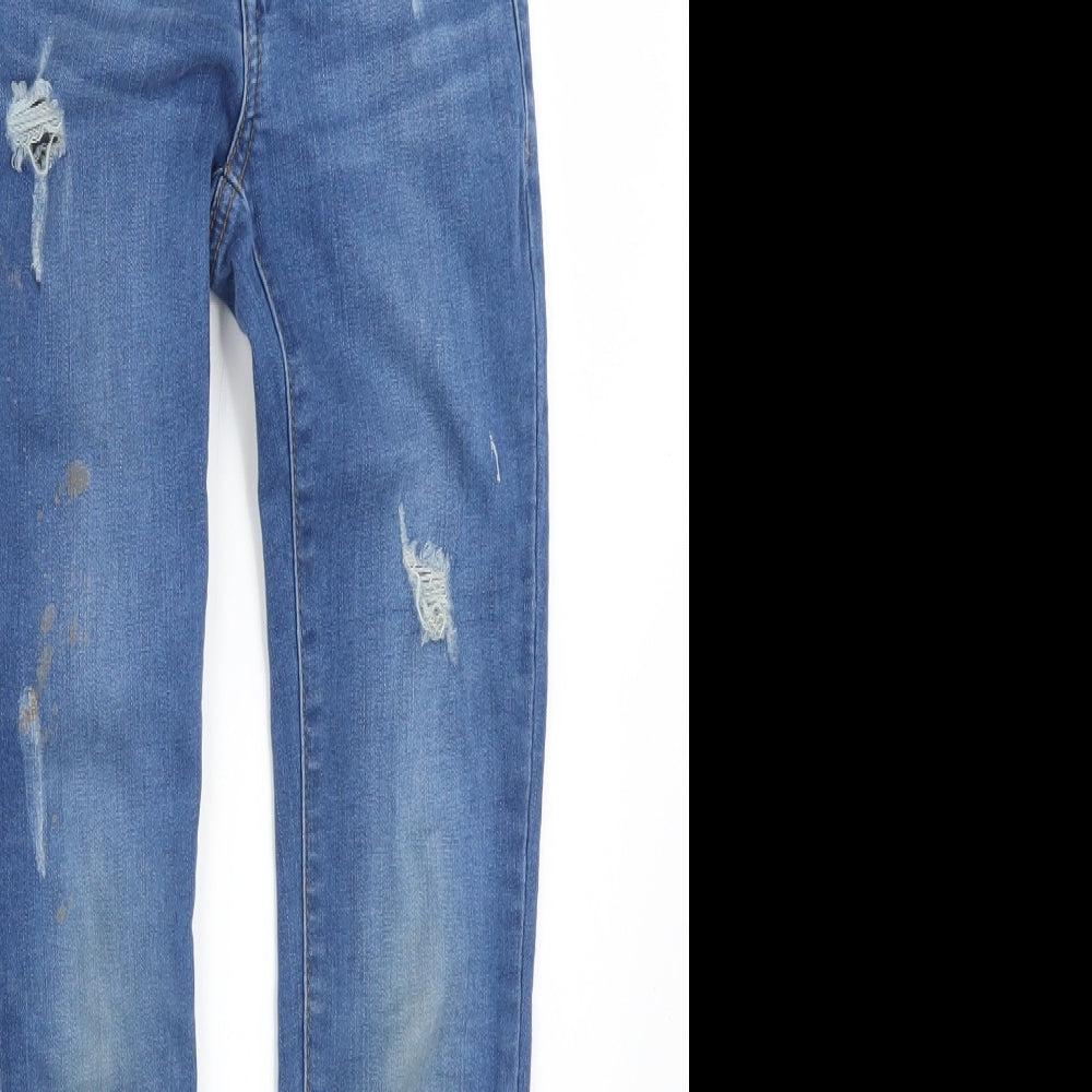 POP Girls Blue  Denim Skinny Jeans Size 10 Years
