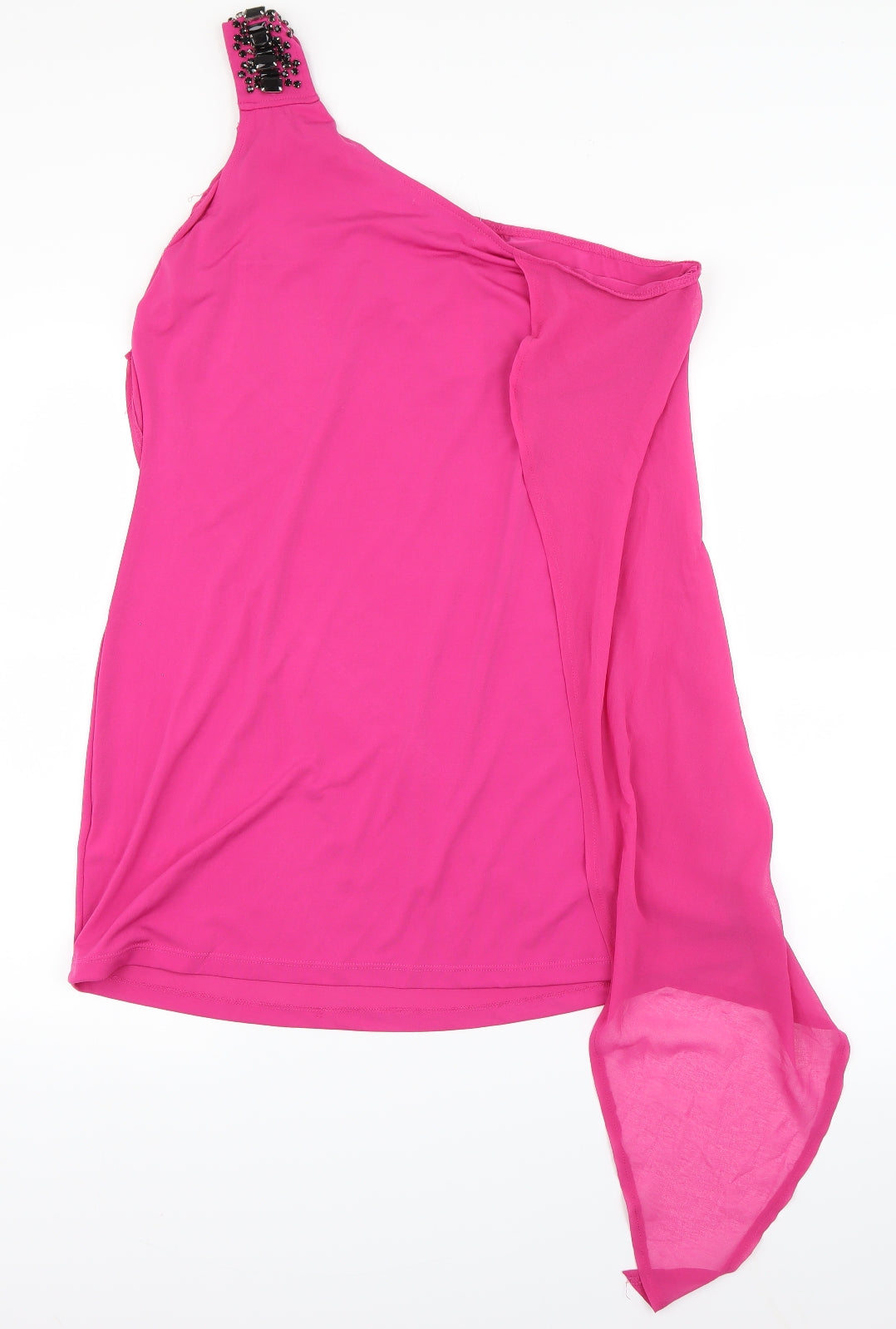 Definitions Womens Pink   Wrap Blouse Size 16