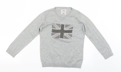CFK Boys Grey   Pullover Jumper Size 6 Years