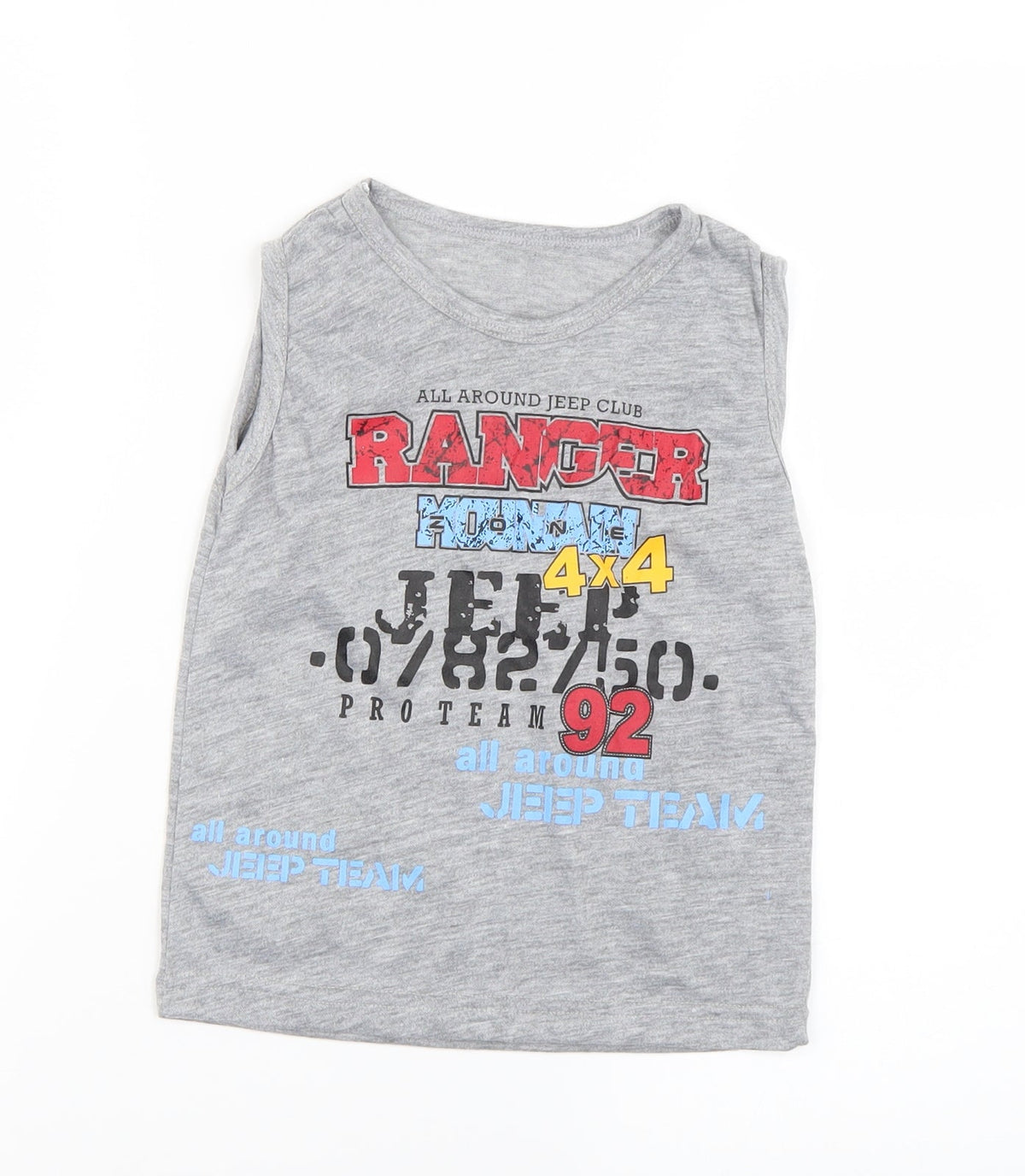 Preworn Boys Grey   Pullover Tank Size 12 Years