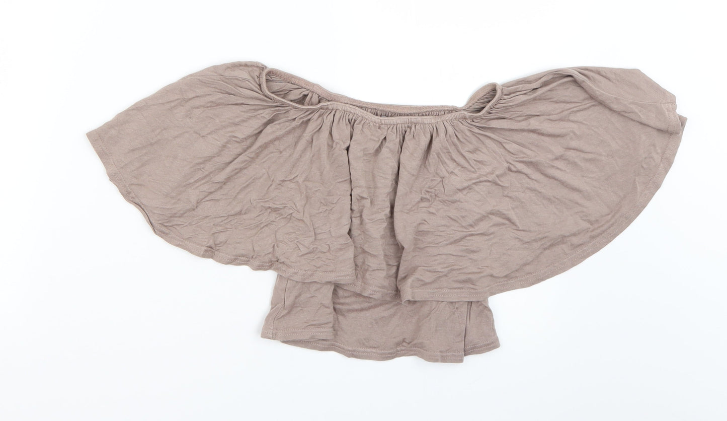 Boohoo Womens Brown   Camisole Blouse Size 8