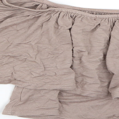Boohoo Womens Brown   Camisole Blouse Size 8