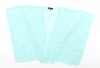 Womens UK Size M New Look Blue Wrap Jumper