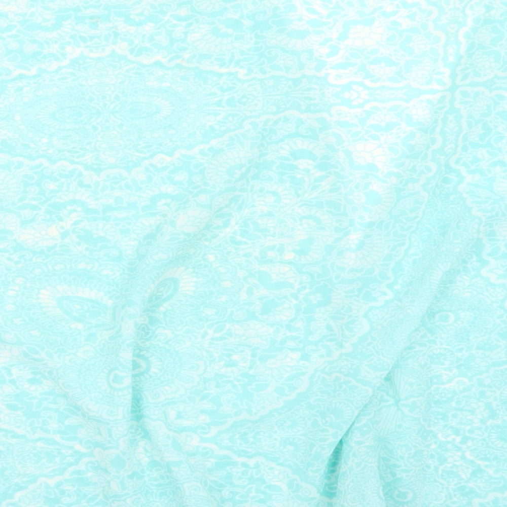 Womens UK Size M New Look Blue Wrap Jumper