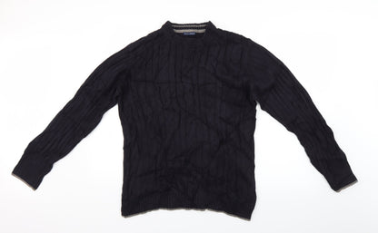 West Rock Mens Blue   Pullover Jumper Size S