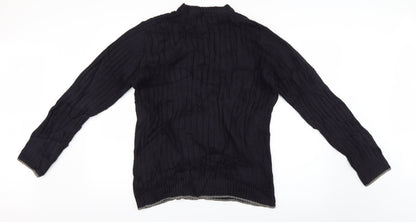 West Rock Mens Blue   Pullover Jumper Size S