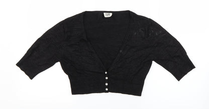 BAY Womens Black   Cardigan Jumper Size 8