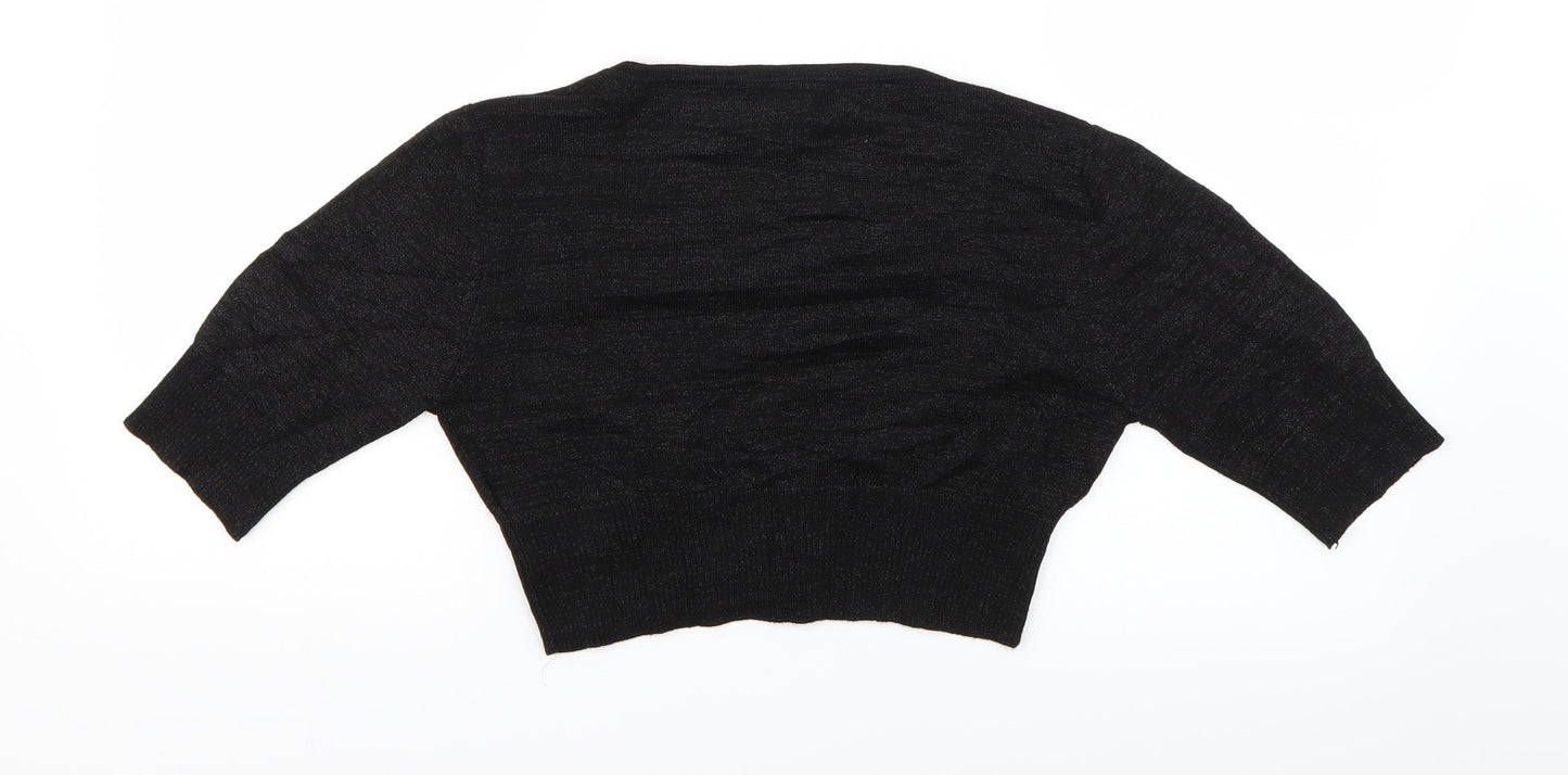 BAY Womens Black   Cardigan Jumper Size 8