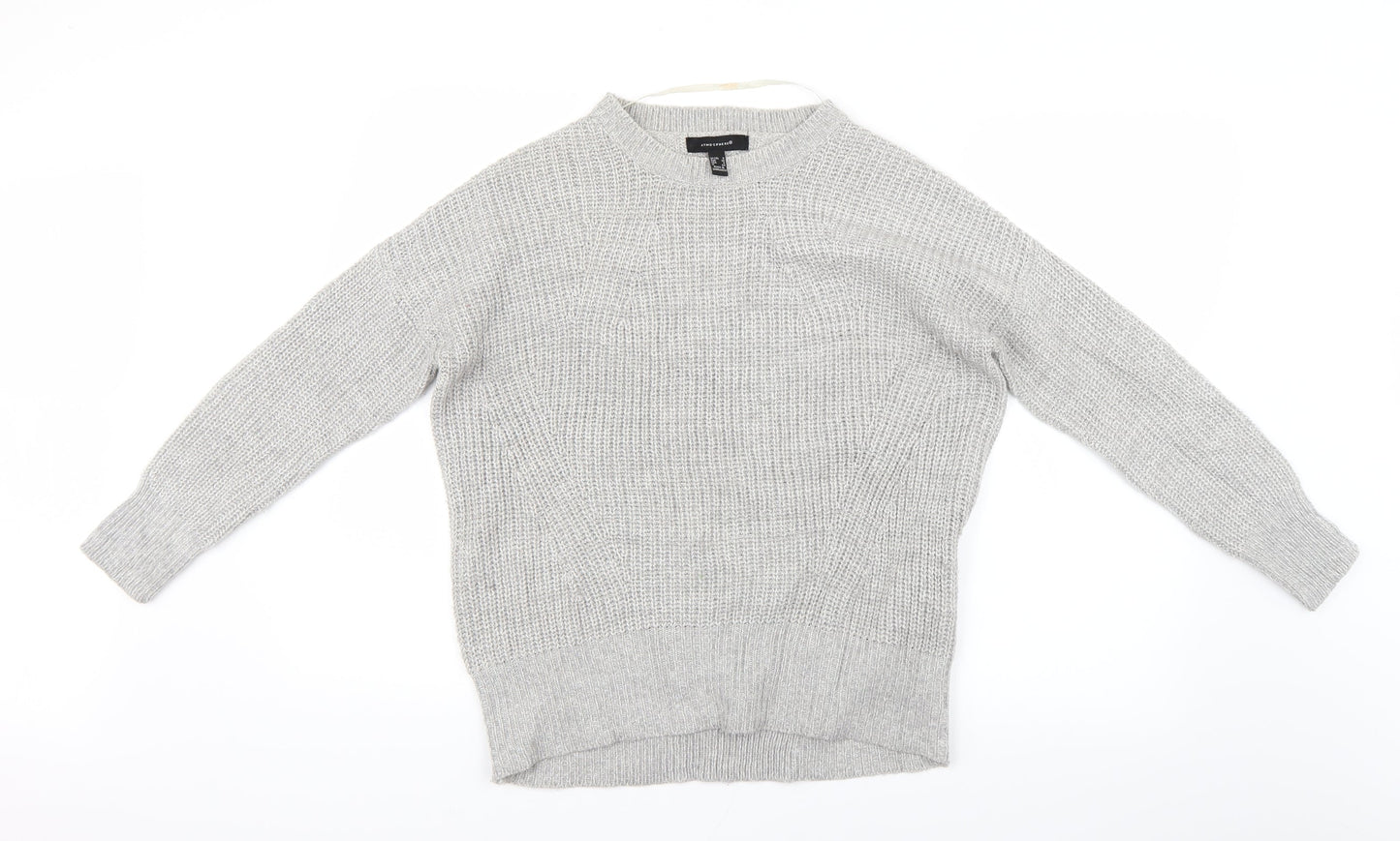 Primark Womens Grey   Pullover Jumper Size 8