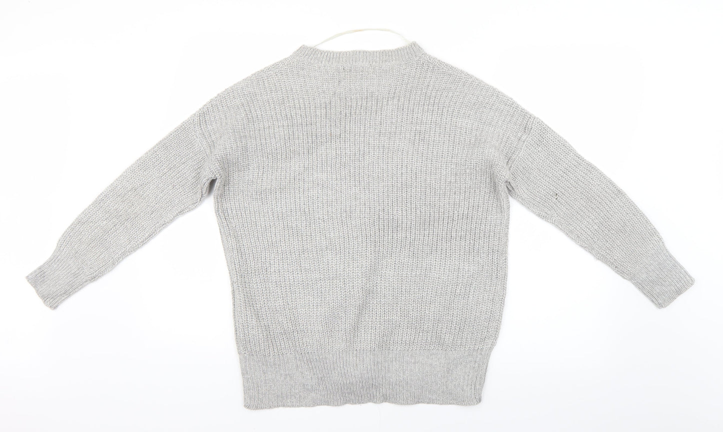 Primark Womens Grey   Pullover Jumper Size 8