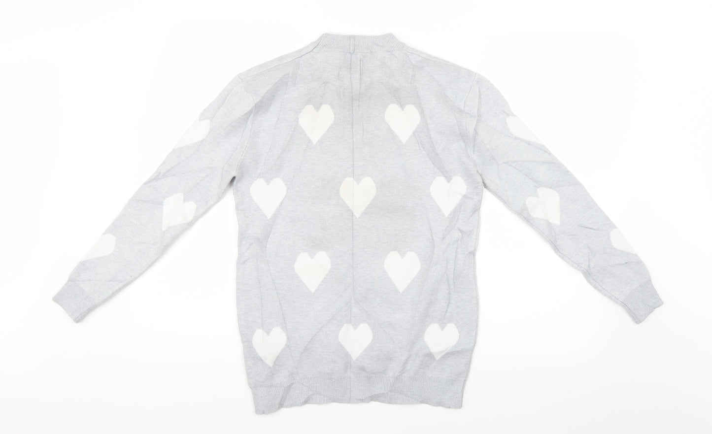 Womens UK Size M Preworn Grey Pullover Jumper