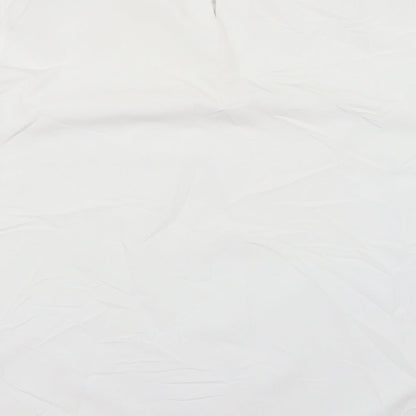 Womens UK Size 14 Daxon White Basic T-Shirt