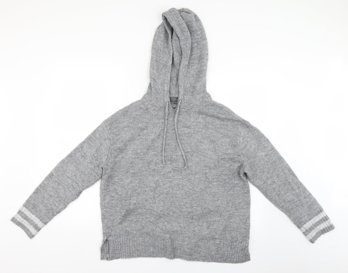 Primark Womens Grey   Pullover Hoodie Size M