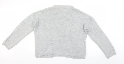 Primark Womens Grey   Pullover Jumper Size L