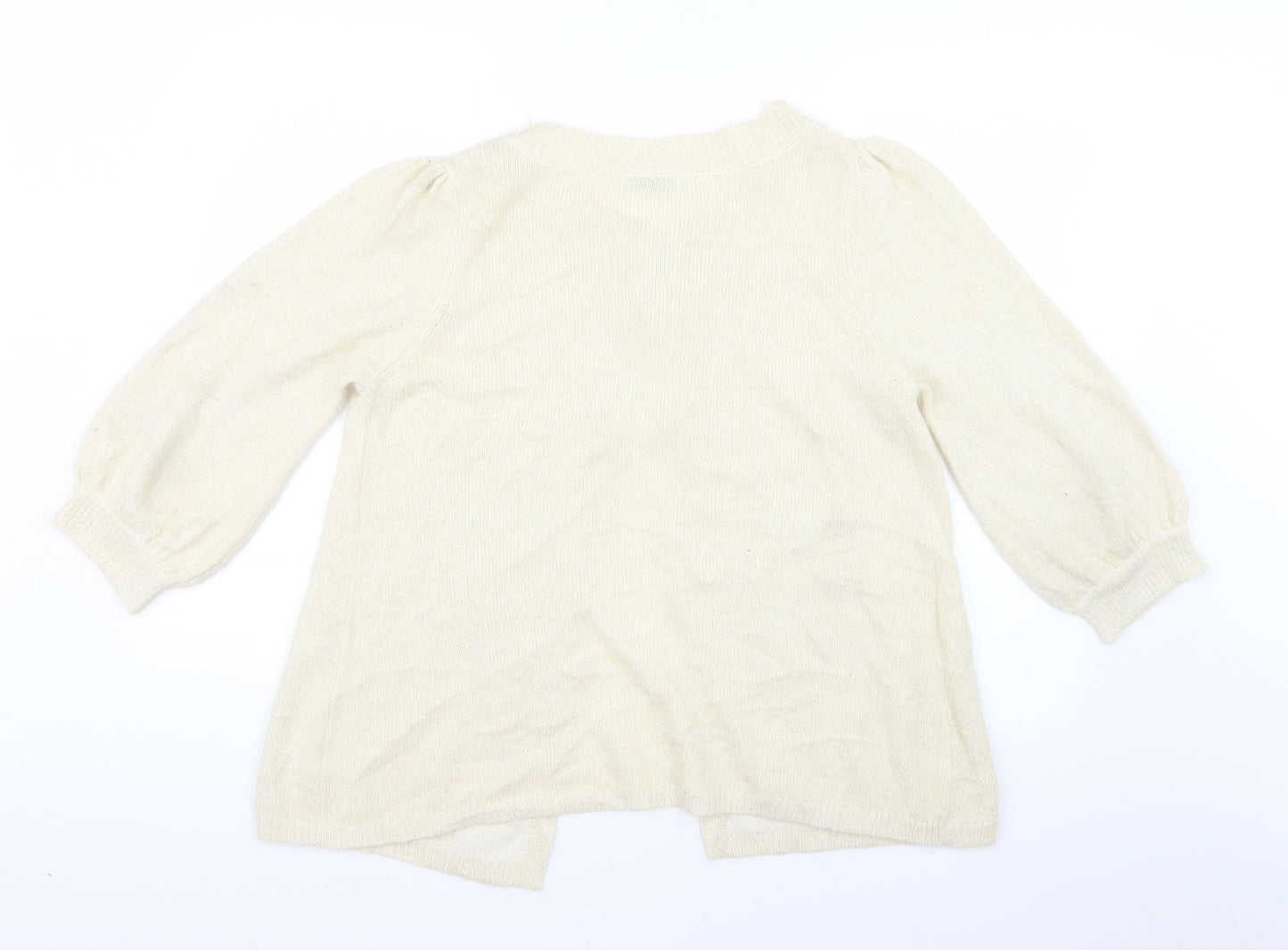 Womens UK Size 18 Cherokee Ivory Cardigan Jumper