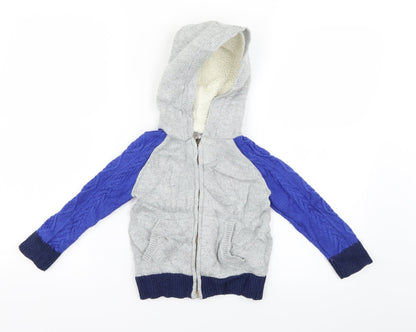 Baby Gap Boys Grey   Cardigan Jumper Size 3 Years