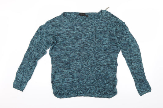 fransa Womens Blue   Basic Blouse Size M