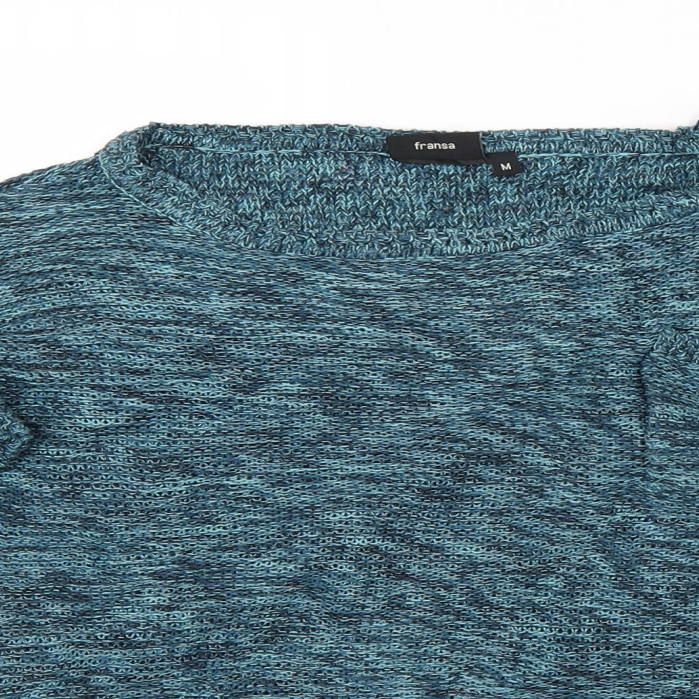 fransa Womens Blue   Basic Blouse Size M