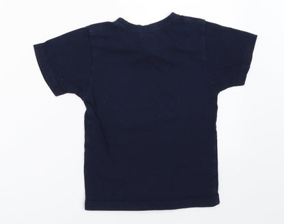 JHK Boys Blue   Basic T-Shirt Size 3-4 Years