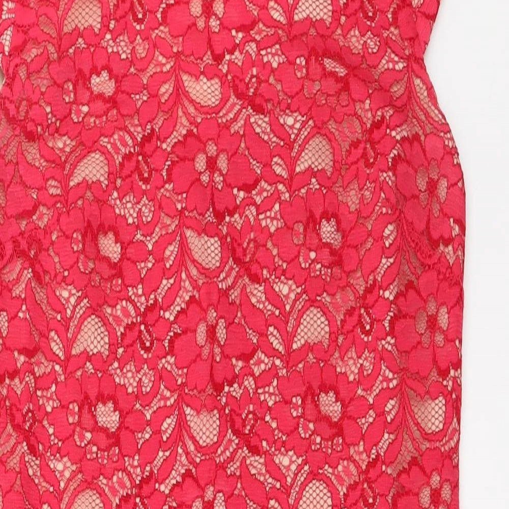 Oasis Womens Pink   Mini  Size 8