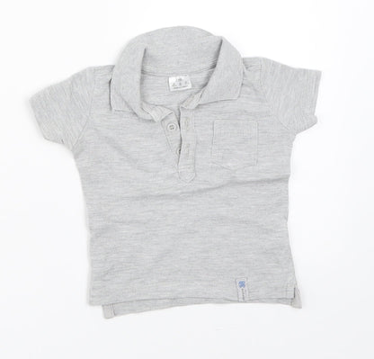 F&F Boys Grey   Basic Polo Size 3-6 Months