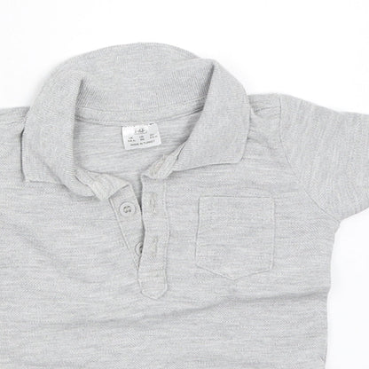 F&F Boys Grey   Basic Polo Size 3-6 Months
