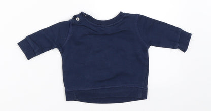 F&F Boys Blue   Pullover Jumper Size 0-3 Months