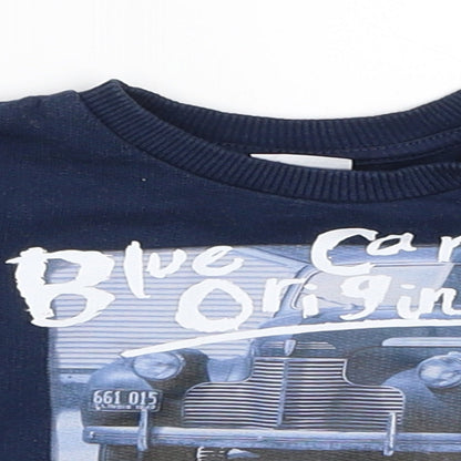 F&F Boys Blue   Pullover Jumper Size 0-3 Months
