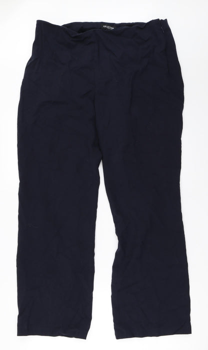 Debenhams Womens Blue   Trousers  Size 34 in L30 in