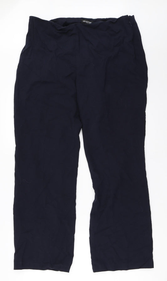 Debenhams Womens Blue   Trousers  Size 34 in L30 in