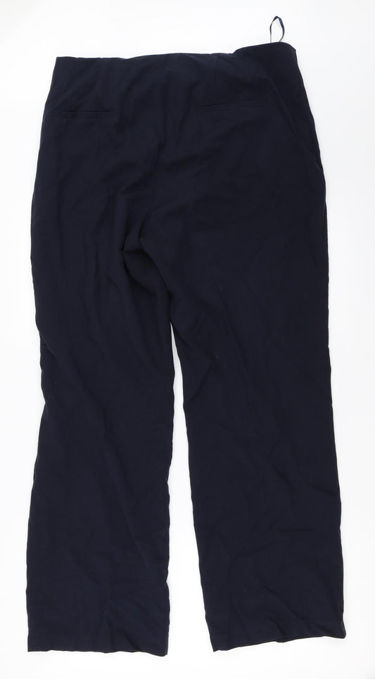 Debenhams Womens Blue   Trousers  Size 34 in L30 in
