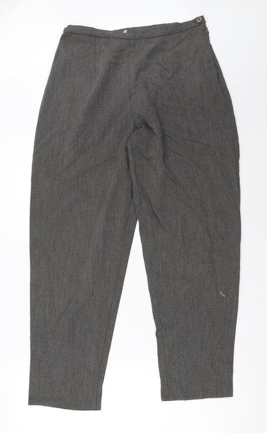 Womens UK Size 14 BHS Regular Fit  Grey Trousers
