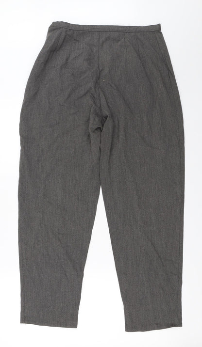 Womens UK Size 14 BHS Regular Fit  Grey Trousers
