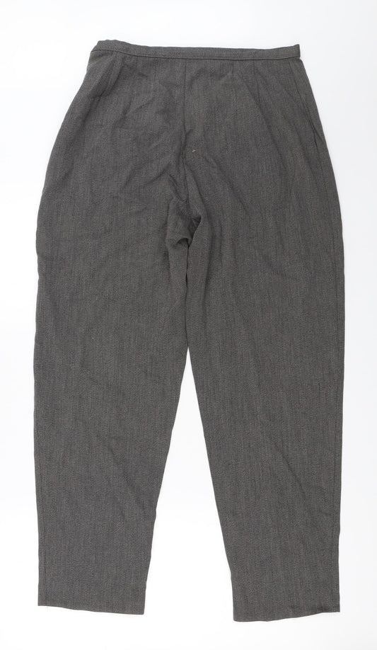 Womens UK Size 14 BHS Regular Fit  Grey Trousers