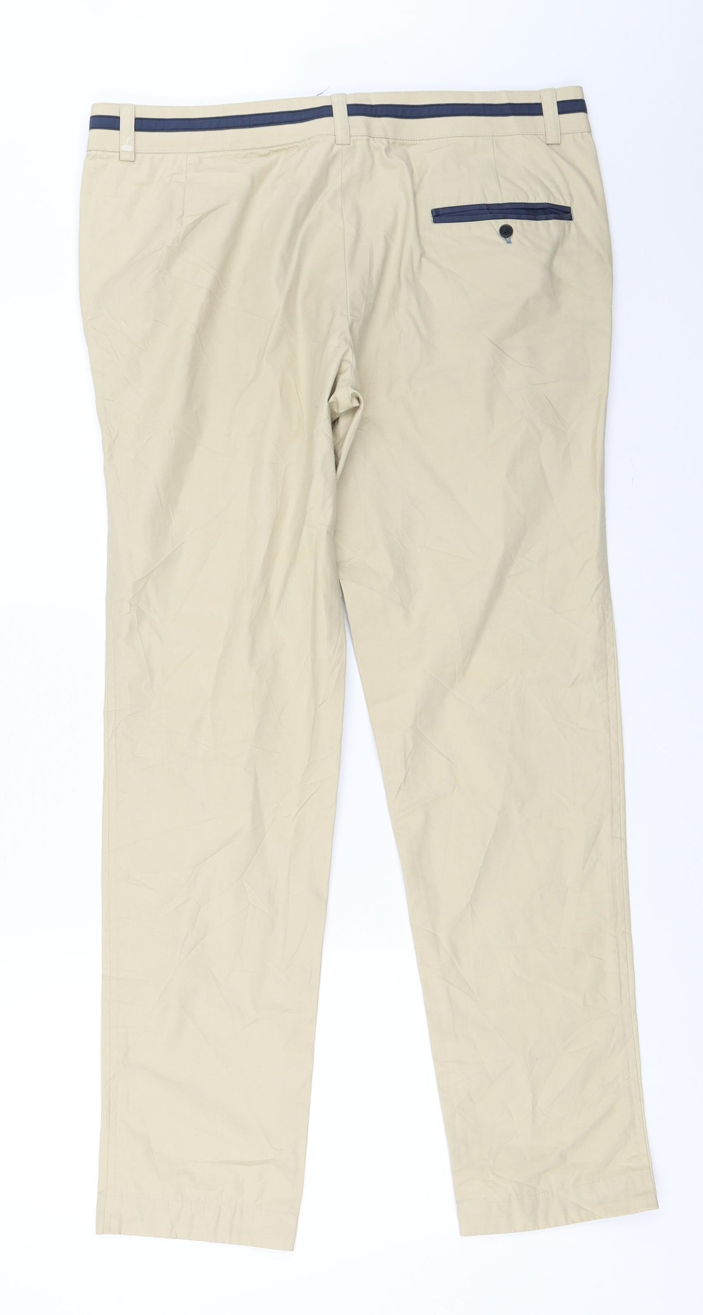 TwentySecond Womens Beige   Chino Trousers Size XL L30.5 in
