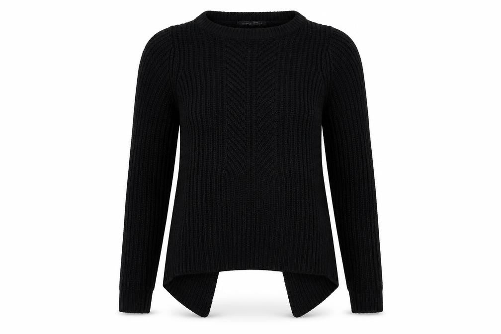 Womens UK Size 10 F&F Black Pullover Jumper